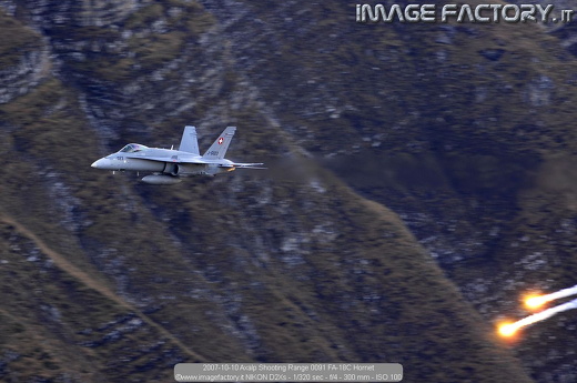 2007-10-10 Axalp Shooting Range 0091 FA-18C Hornet